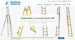 Desktop Screenshot of escalerasnavarra.com